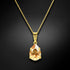 Кулон "Venēra II (Golden Shadow)" с кристаллами Swarovski™